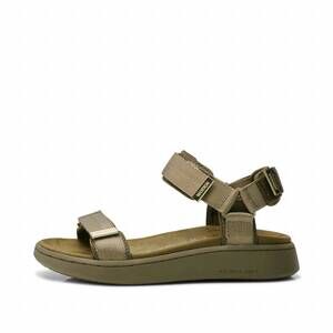 NEW WODEN women's line sandals in dark olive